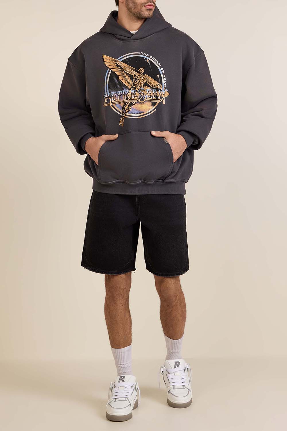 קפוצ'ון כותנה עם הדפס